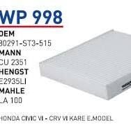 POLEN FILTRESI HONDA CiViC VI - CRV VI KARE E.MODEL