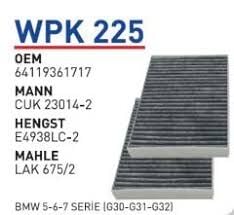 POLEN FILTRESI BMW 5-6-7 SERIE (G30-G31-G32)