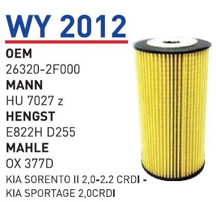 YAG FILTRESI BMW 3.20 - 5.20 E34 - E36 M50