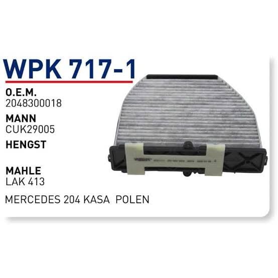 POLEN FILTRESI MERCEDES 204 KASA