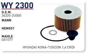 YAG FILTRESI HYUNDAI KONA-TUSCON 1,6 CRDI KIA CEED 1,6 CRDI