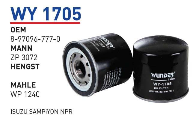 YAG FILTRESI ISUZU SAMPiYON NPR