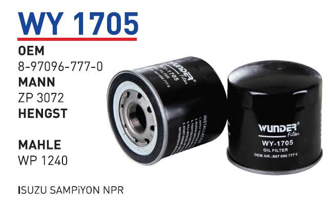 YAG FILTRESI ISUZU SAMPiYON NPR