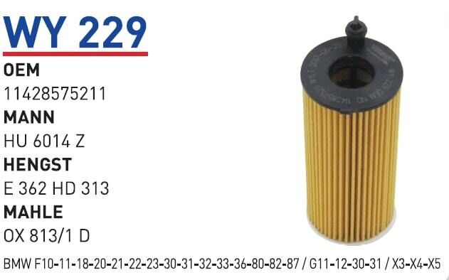 YAG FILTRESI BMI F10-11-18-20-21-22-23-30-31-32-33-36-80-82-87 / G11-12-30-31 / X3-X4-X5