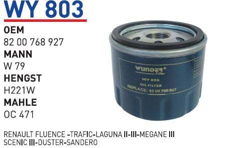 YAG FILTRESI REN. FLUENCE -TRAFIC-LAGUNA II-III-MEGANE III-SCENIC III-DUSTER-SANDERO