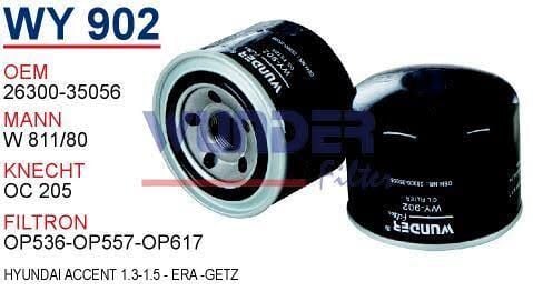 YAG FILTRESI HYUNDAi ACCENT 1.3-1.5 - ERA - GETZ HONDA CiViC - ACCORD - CRV MiTSUBiSHi BiNEK
