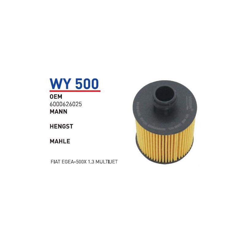YAG FILTRESI FIAT EGEA - 500 X - DOBLO 1,3 MULTIJET