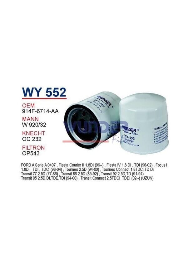 YAG FILTRESI FORD TRANSiT M12-M15 - CONNECT ( EFL 386 )