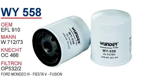 YAG FILTRESI FORD MONDEO III - FIESTA V - FUSION
