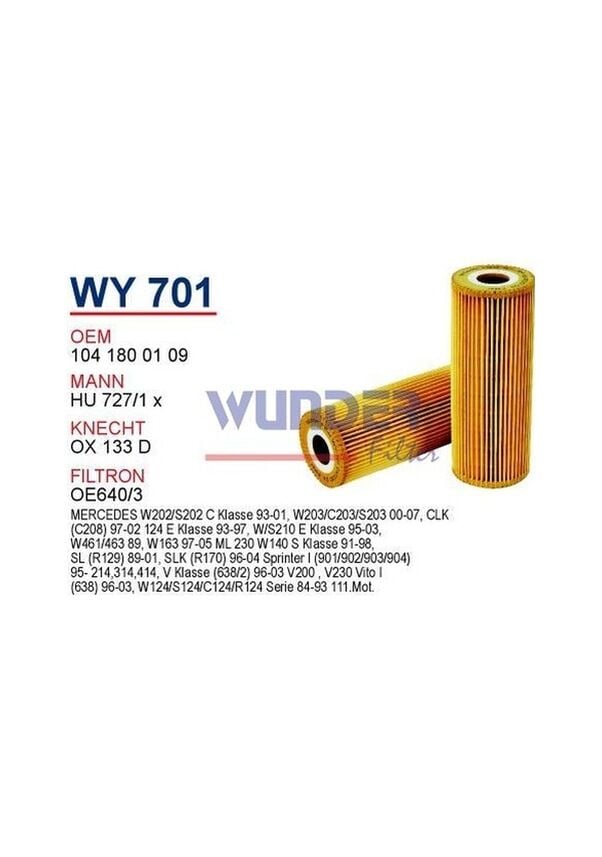 YAG FILTRESI MERCEDES 124 KASA 202-203-208 111 MOTOR