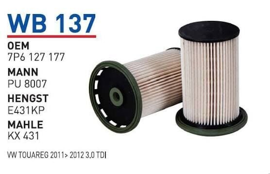 YAKIT FILTRESI VOLKWAGEN TOUAREG 2011-2012 3.0 TDI