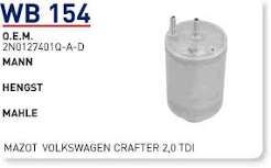 YAKIT FILTRESI VOLKSWAGEN CRAFTER 2,0 TDI