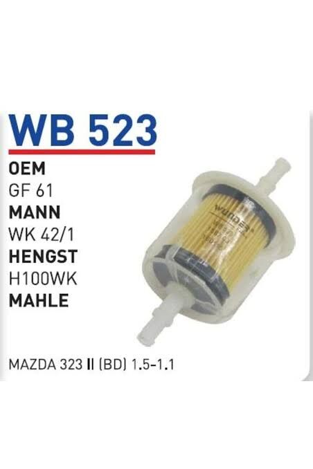 YAKIT FILTRESI PEUGEOT 404 1.6 MAZDA 323 II (BD) 1.5-1.1