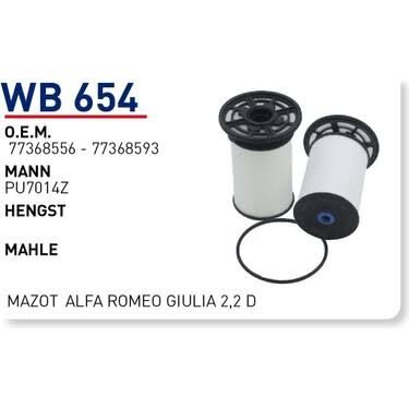 YAKIT FILTRESI FIAT DUCATO CITROEN JUMPER PEUGEOT BOXER ALFA ROMEO GIULIA 2,2 D