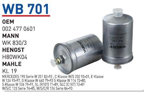 YAKIT FILTRESI MERCEDES 124-201-202 KASA 190 SERiE 102 MOTOR