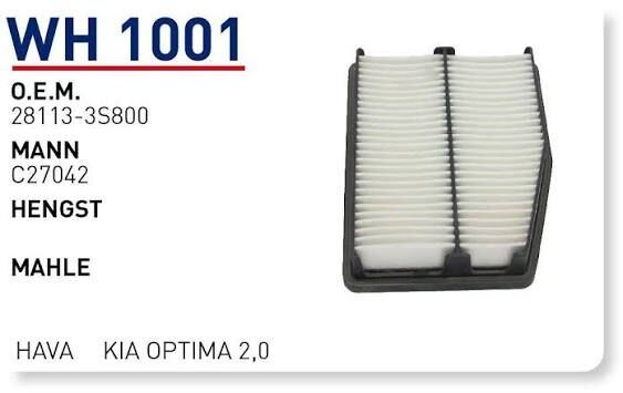HAVA FILTRESI KIA OPTIMA 2,0