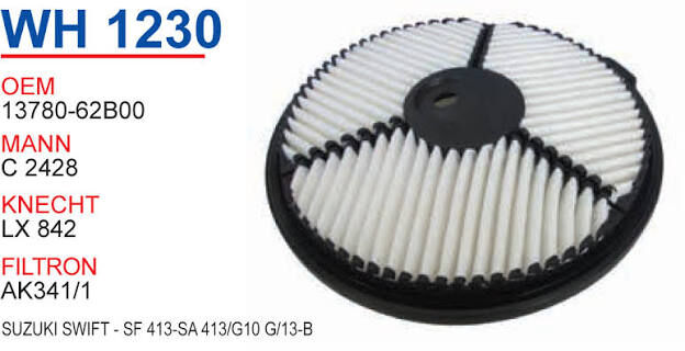 HAVA FILTRESI SUZUKi SWiFT - SF 413-SA 413/G10 G/13-B