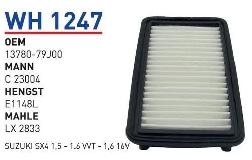 HAVA FILTRESI SUZUKi SX4 1,5 - 1.6 VVT - 1,6 16V