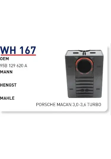 HAVA FILTRESI PORSCHE MACAN 3,0-3,6 TURBO