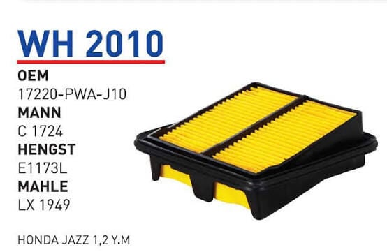 HAVA FILTRESI HONDA JAZZ 1,2 Y.M