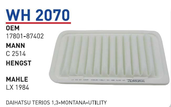 HAVA FILTRESI DAIHATSU TERIOS 1,3-MONTANA-UTILITY