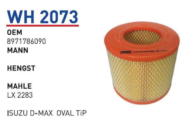 HAVA FILTRESI ISUZU D-MAX OVAL TIP