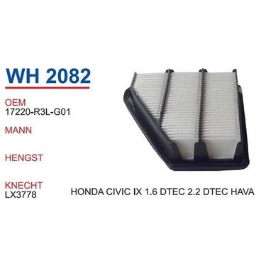 HAVA FILTRESI HONDA CIVIC 2.2 DIESEL AIR FILTER 2012