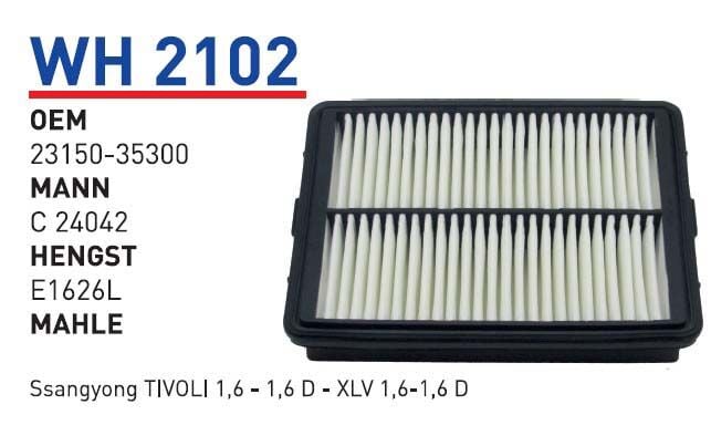 HAVA FILTRESI Ssangyong TIVOLI 1,6 - 1,6 D - XLV 1,6-1,6 D