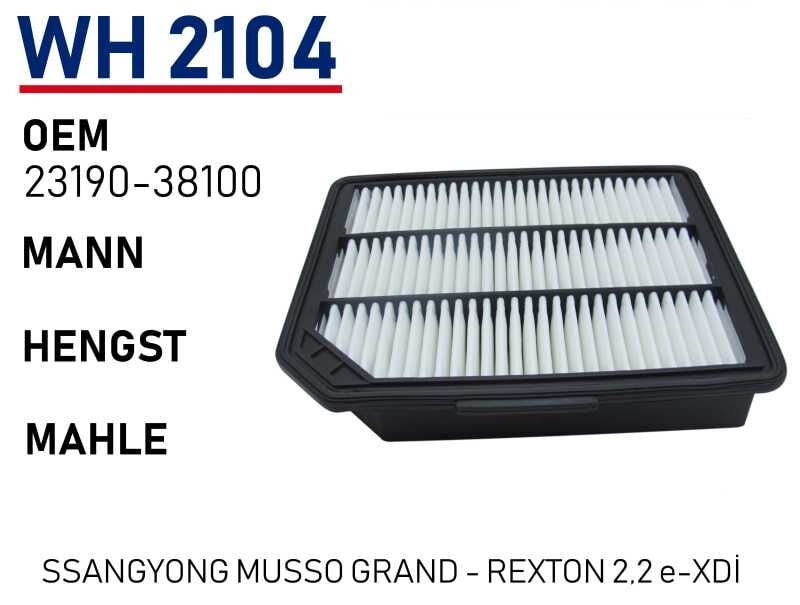 HAVA FILTRESI SSANGYONG MUSSO GRAND - REXTON 2,2 e-XDI