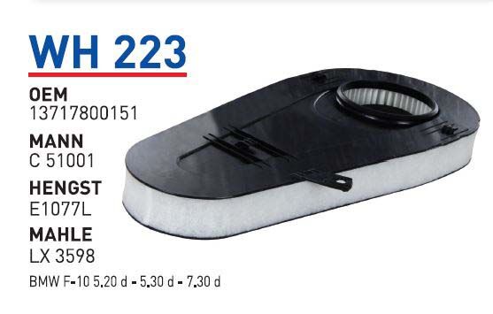 HAVA FILTRESI BMW F-10 5,20d-5,30d-7,30d-7,40d