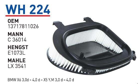 HAVA FILTRESI BMW X6 3,0d-4,0d BMW X5 Y.M 3,0d-4,0d