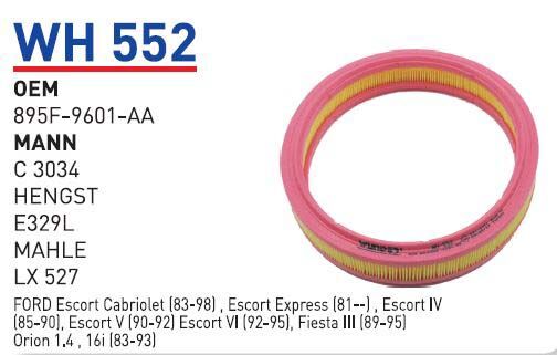 HAVA FILTRESI FORD ESCORT CL