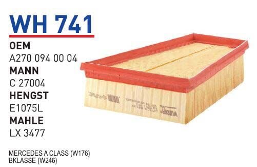 HAVA FILTRESI MERCEDES A CLASS (W176) BKLASSE(W246)