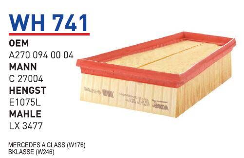 HAVA FILTRESI MERCEDES A CLASS (W176) BKLASSE(W246)