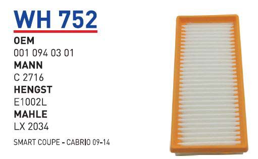 HAVA FILTRESI SMART COUPE- CABRIO 09-14