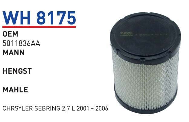 HAVA FILTRESI CHRSYLER SEBRING 2,7 L 2001 - 2006