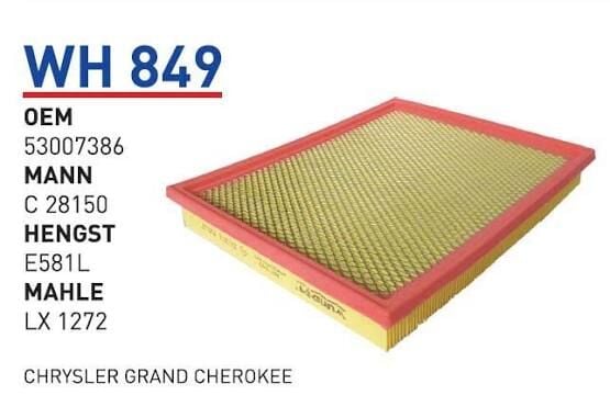 HAVA FILTRESI CHRYSLER GRAND CHEROKEE