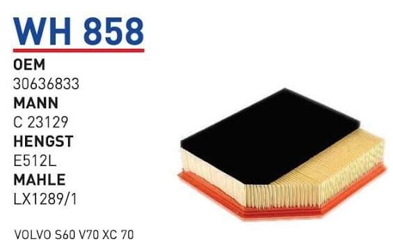 HAVA FILTRESI VOLVO S60-V70-XC70-XC90 2,4 05>