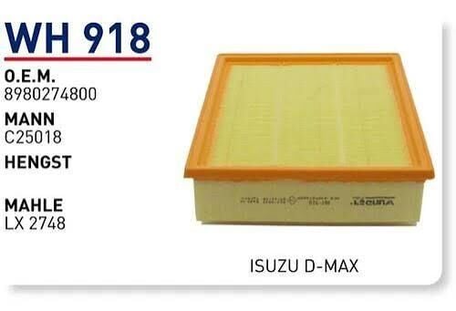 HAVA FILTRESI ISUZU D-MAX