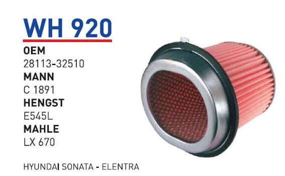 HAVA FILTRESI HYUNDAi SONATA - ELENTRA