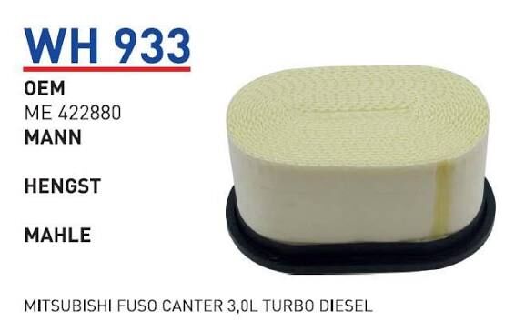 HAVA FILTRESI MITSUBISHI FUSO CANTER 3,0L TURBO DIZEL