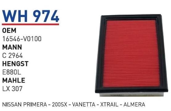 HAVA FILTRESI NiSSAN PRiMERA - 200SX - VANETTA - XTRAIL - ALMERA
