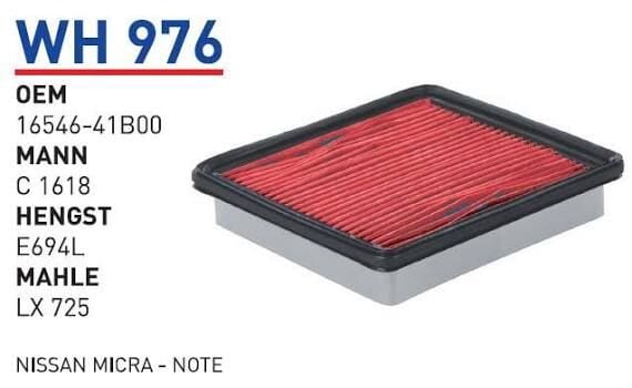 HAVA FILTRESI NiSSAN MiCRA - NOTE