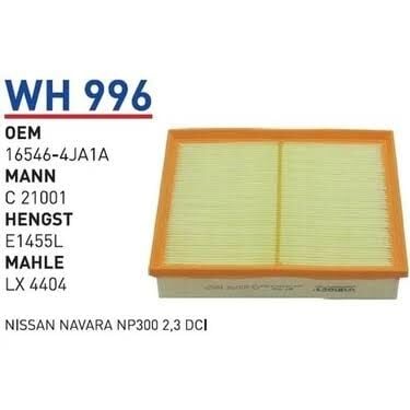 HAVA FILTRESI NISSAN NAVARA NP300 2,3 DCI