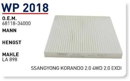 POLEN FILTRESI SSANGYONG KORANDO 2.0-2.0 4WD-2.0 EXDi