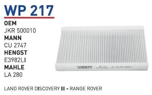 POLEN FILTRESI LAND ROVER DiSCOVERY III - RANGE ROVER