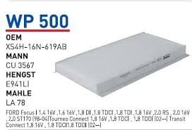POLEN FILTRESI FORD FOCUS 98 - CONNECT