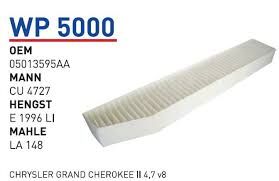 POLEN FILTRESI CHRYSLER GRAND CHEROKEE II 4,7 v8